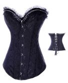 Corset relevo floral
